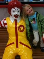 10/26/10 - Hanging out with Ronald