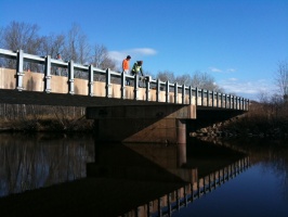 11/02/10 - River Gauge install near Chassell, MI