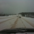 01/02/10 - Snow Covered Roads on US41 near Marquette, MI