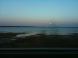 04/27/10 - Moon Rise Over Little Bay De Noc