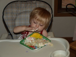 Destroying the cake