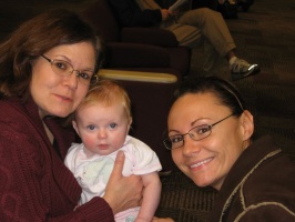 Kaitlyn with Grandma Schatz and Janna