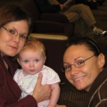 Kaitlyn with Grandma Schatz and Janna