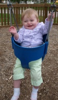 Kaitlyn likes swinging