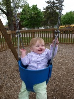 Enjoying the swing