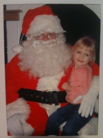 Kaitlyn and Santa