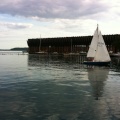 Sailboat in Marquette Lower Harbor