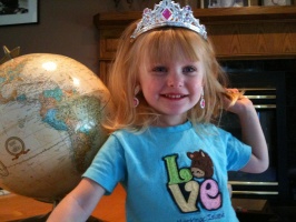 Getting ready to be Miss America 2027 for the 4th of July Parade