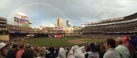 Rainbow over Target Field