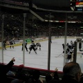 Faceoff between Pittsburgh and Nashville