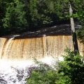 Closeup of Tahquamenon Falls