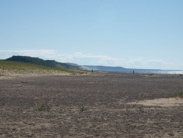 Grand Sable Sand Dunes in the distance