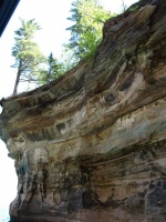 Another view of the cliffs at Pictured Rocks National Lakeshore