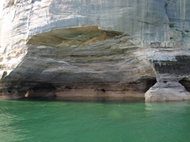 Small cave at Pictured Rocks National Lakeshore