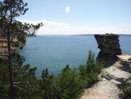 Miner's Castle and Munising Bay