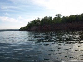 Cliffs of Presque Isle from Lake Superior