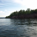 Cliffs of Presque Isle from Lake Superior