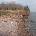 Rock Stands along the Lake Superior Shore