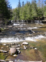 Another view of Lower Au Train Falls