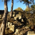 Old stone stairway west of Copper Harbor