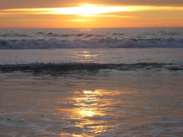 Setting Sun on the Pacific (Manhattan Beach)