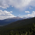 Mountains in Rocky Mountain National Park.
