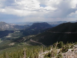 Road through Rocky Mountain National Park.