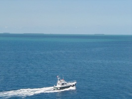 Boat heading to Key West