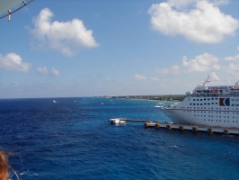 Another cruise ship in Cozumel