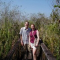 Kari and Robert in the Everglades