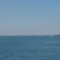 Looking back towards Miami from Key Biscayne, FL