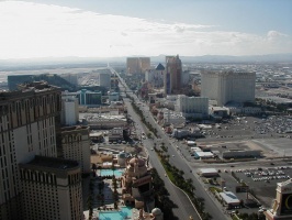 Vegas Strip from the Eiffel Tower