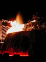 Flames at the Mirage