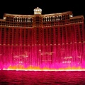 Pink Fountain at the Bellagio