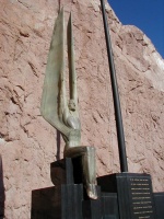 Statue at the Hoover Dam
