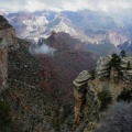 Steep cliffs at the Grand Canyon