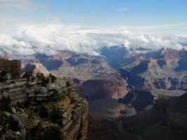 Looking North across the Grand Canyon