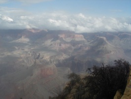 Foggy Grand Canyon