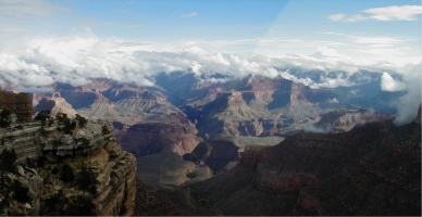 Panoramic of the Grand Canyon