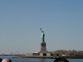 Nearing the Statue of Liberty