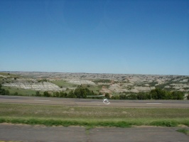Theodore Roosevelt National Park from I94
