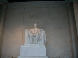 Lincoln at the Lincoln Memorial