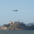Blue Angel over Alcatraz