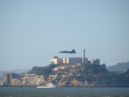 Blue Angel, Coast Guard Ship, and Alcatraz