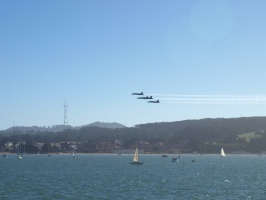 Blue Angels over the bay