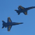 Blue Angels almost overhead