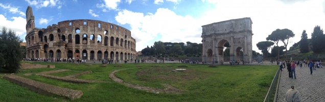 Colosseum and Arch of Constantine