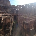 Panorama on west side of Colosseum