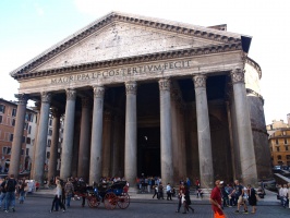 Close up of the Pantheon