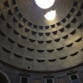 Only light source in the Pantheon